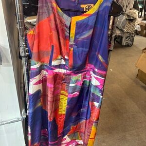 Tory Burch Multicolor Abstract Mini Dress